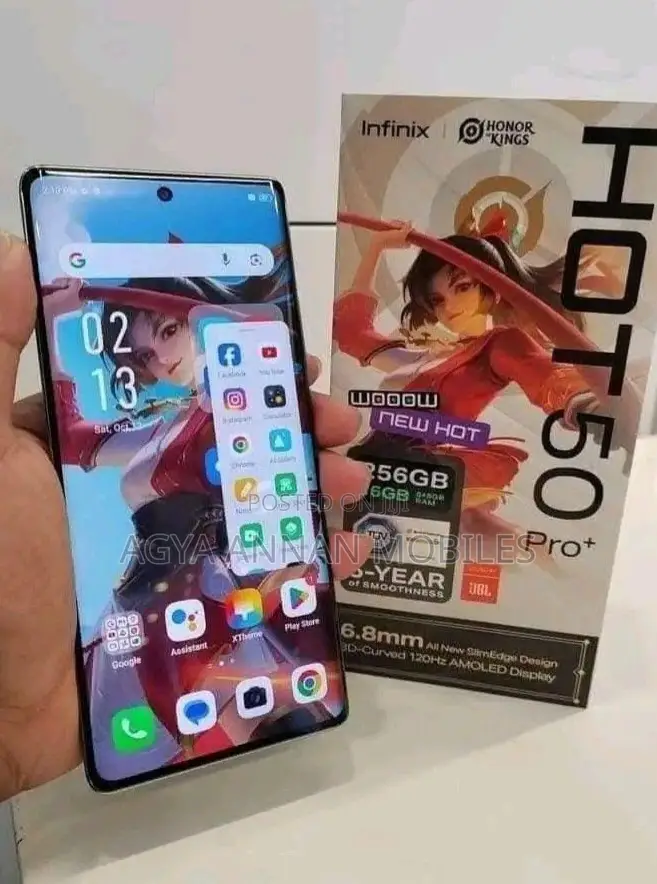 New Infinix Hot 50 Pro 4G 256 GB Gold