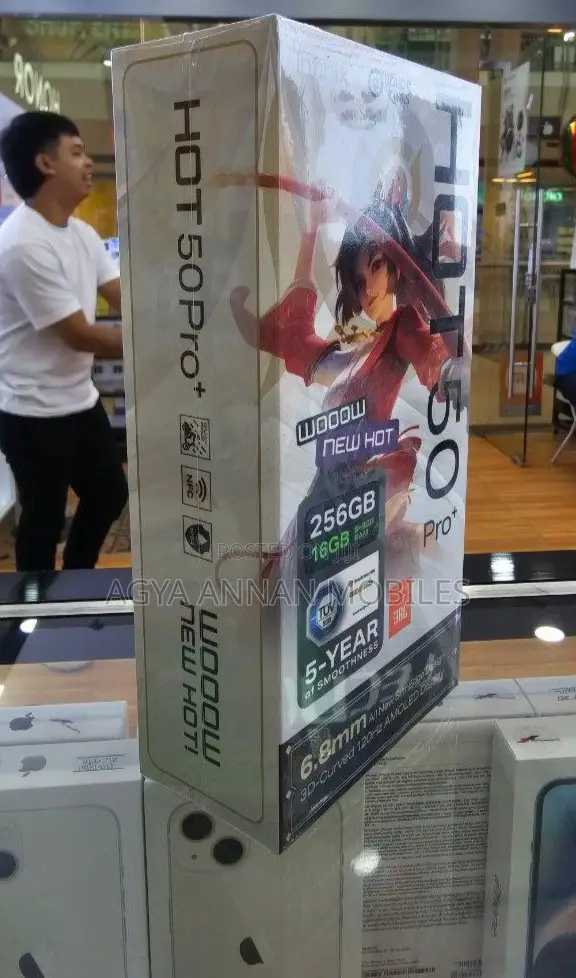 New Infinix Hot 50 Pro 4G 256 GB Gold