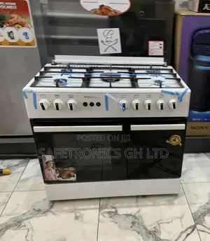 Long Lasting White Mediatech 60×90 White Gas Cooker