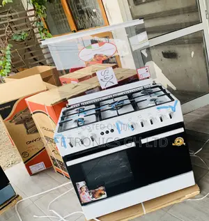 Neatly Boxed Mediatech 60×90 White Gas Cooker