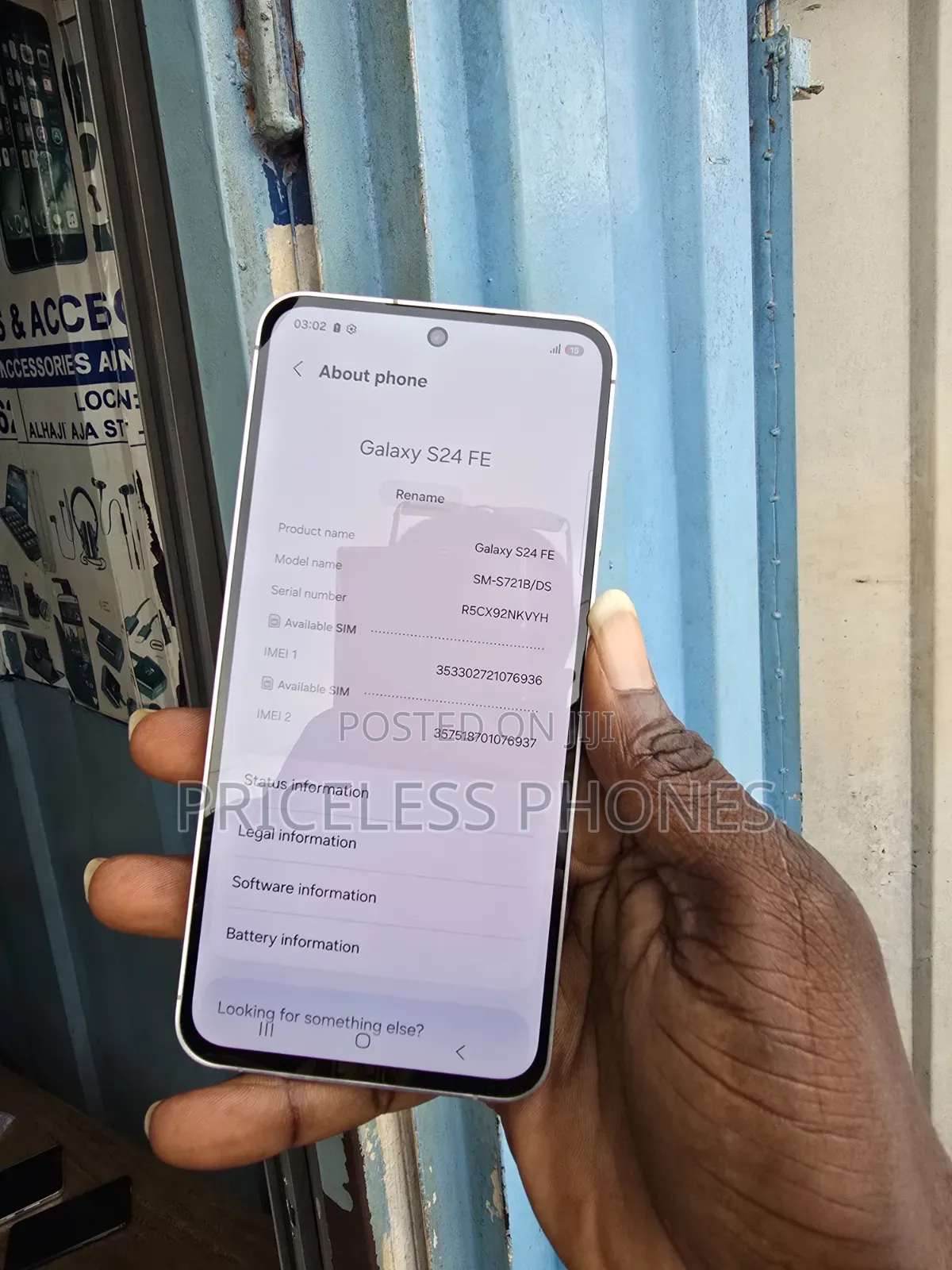 Samsung Galaxy S24 FE 256 GB White