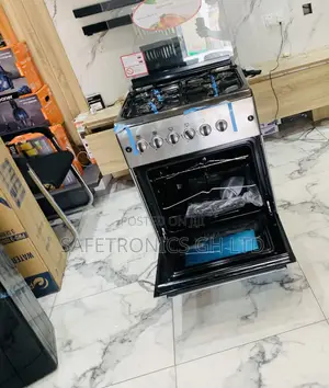 Top Choice Grey Ferre 60x60 4-Burner Gas Cooker (Auto Ignition)