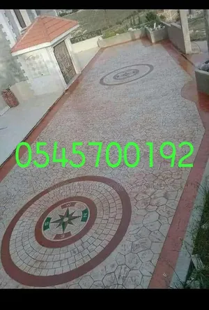 Concrete Stamp Floor, Stone Laying Designs