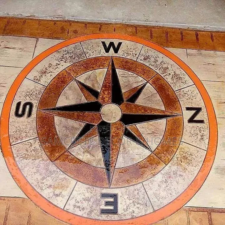 Concrete Stamp Floor, Stone Laying Designs