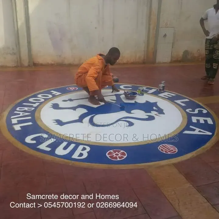 Concrete Stamp Floor, Stone Laying Designs