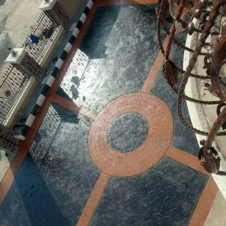 Concrete Stamp Floor, Stone Laying Designs