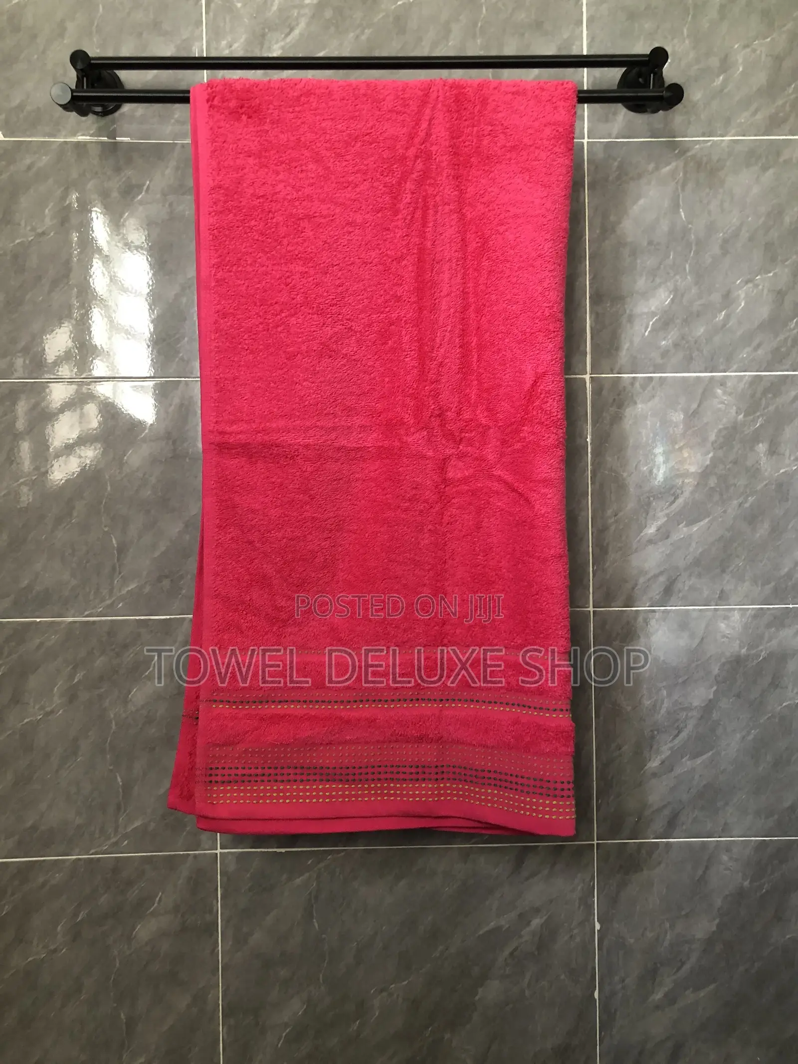 Hot Pink Bath Towel