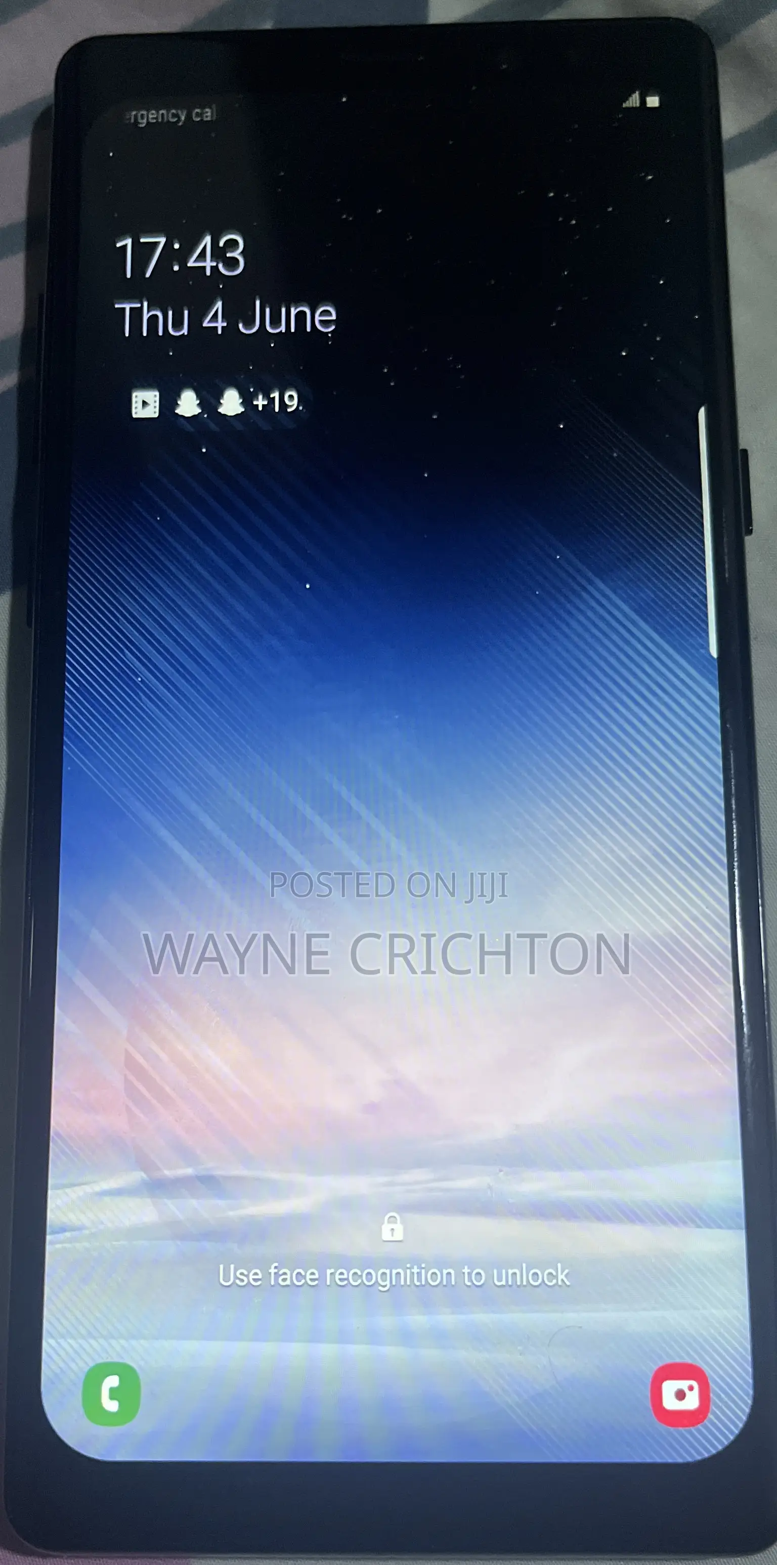 New Samsung Galaxy Note 8 64 GB Black