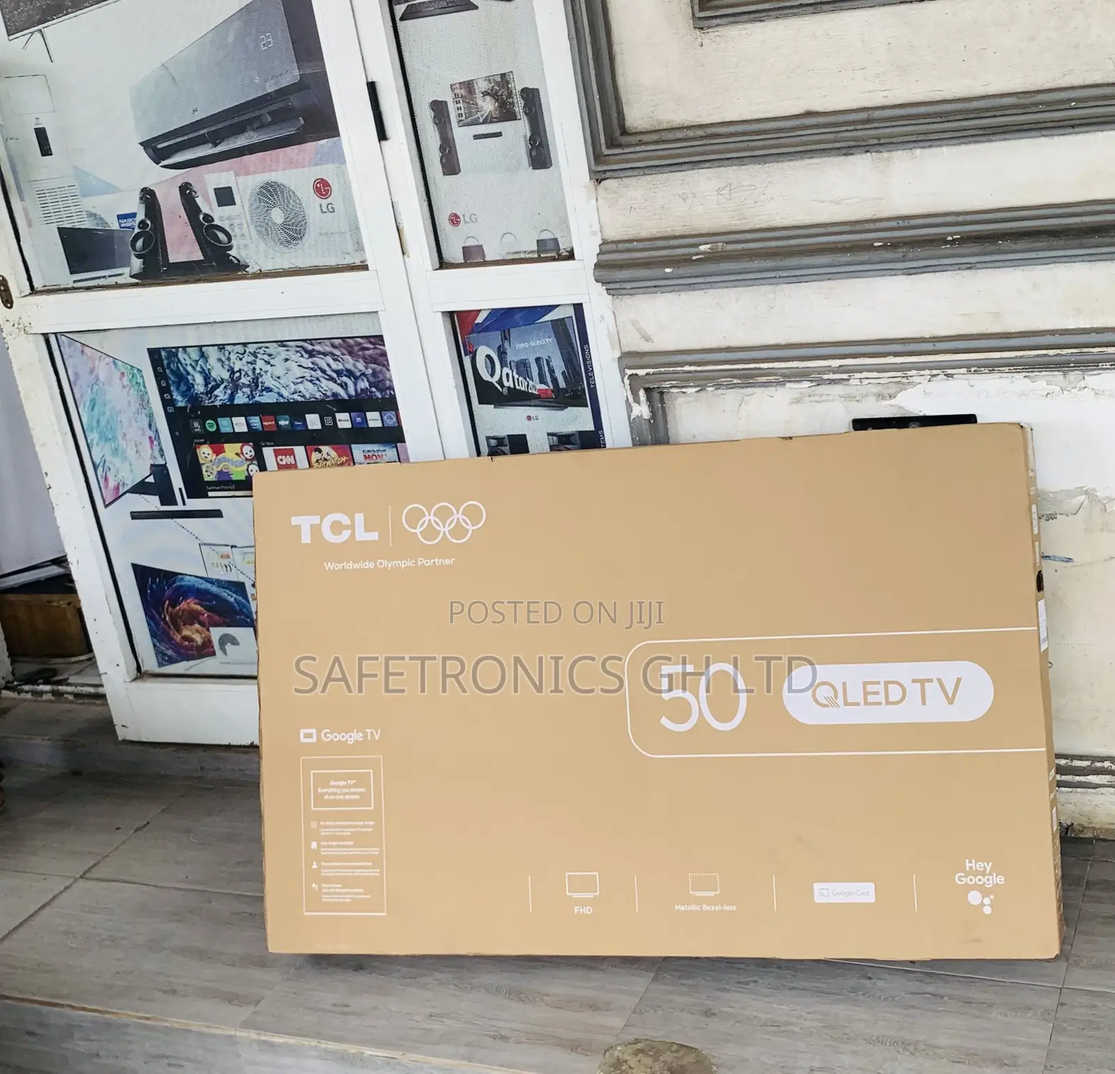 Secure Black TCL 50” Inch Qled Google Tv (50s5k)