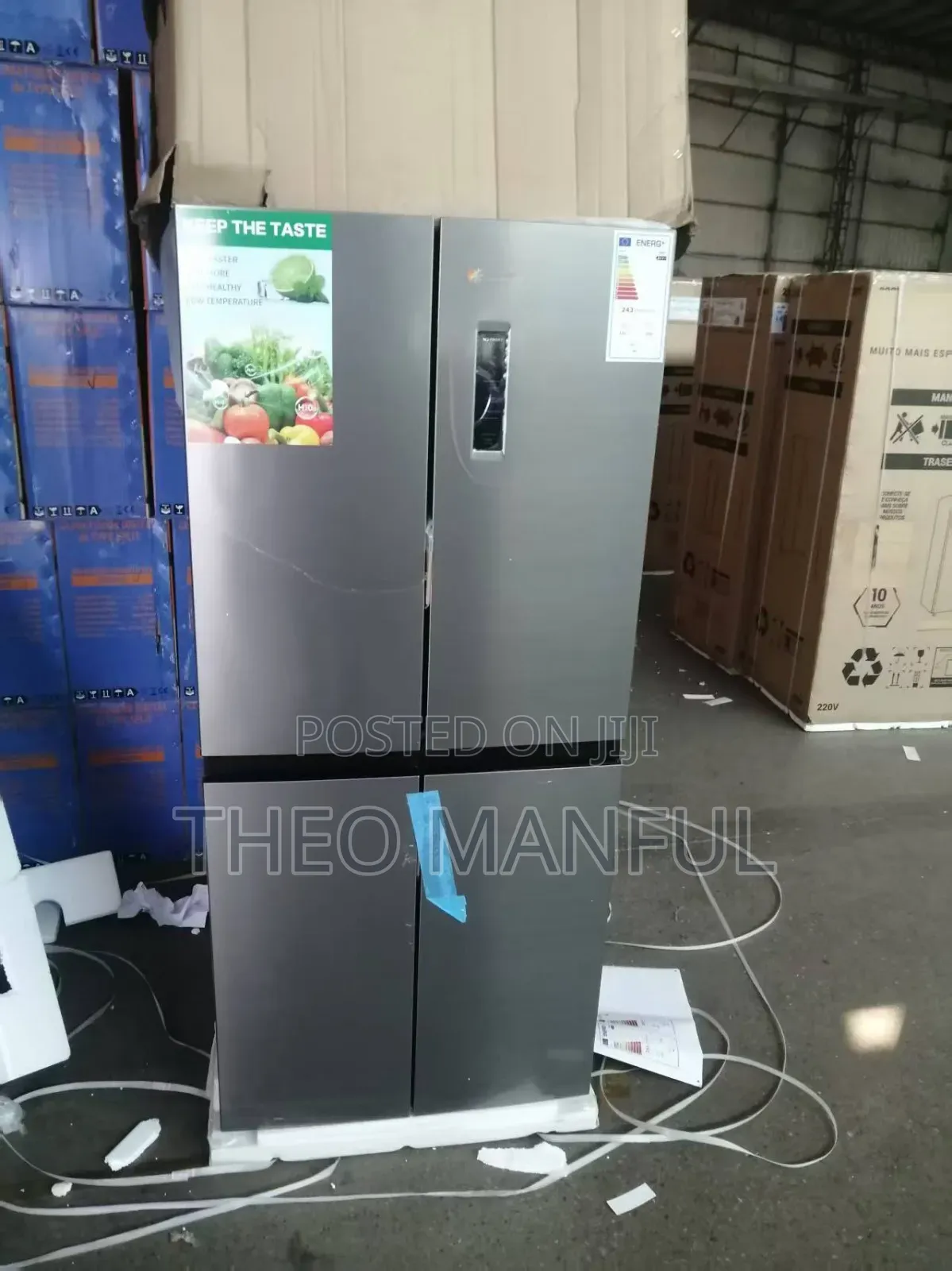 4 Cross Door American Fridge Freezer