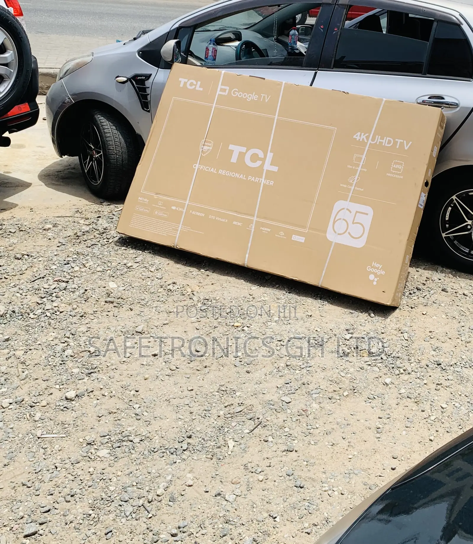 Frameless Sleek TCL Tv 65 Smart Satellite Andriod Uhd 