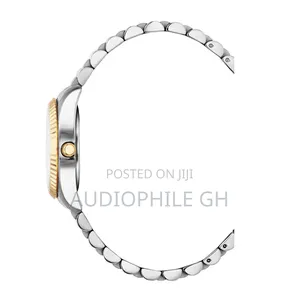 Christophe Duchamp Élysées White Dial With Gold Silver Steel Strap