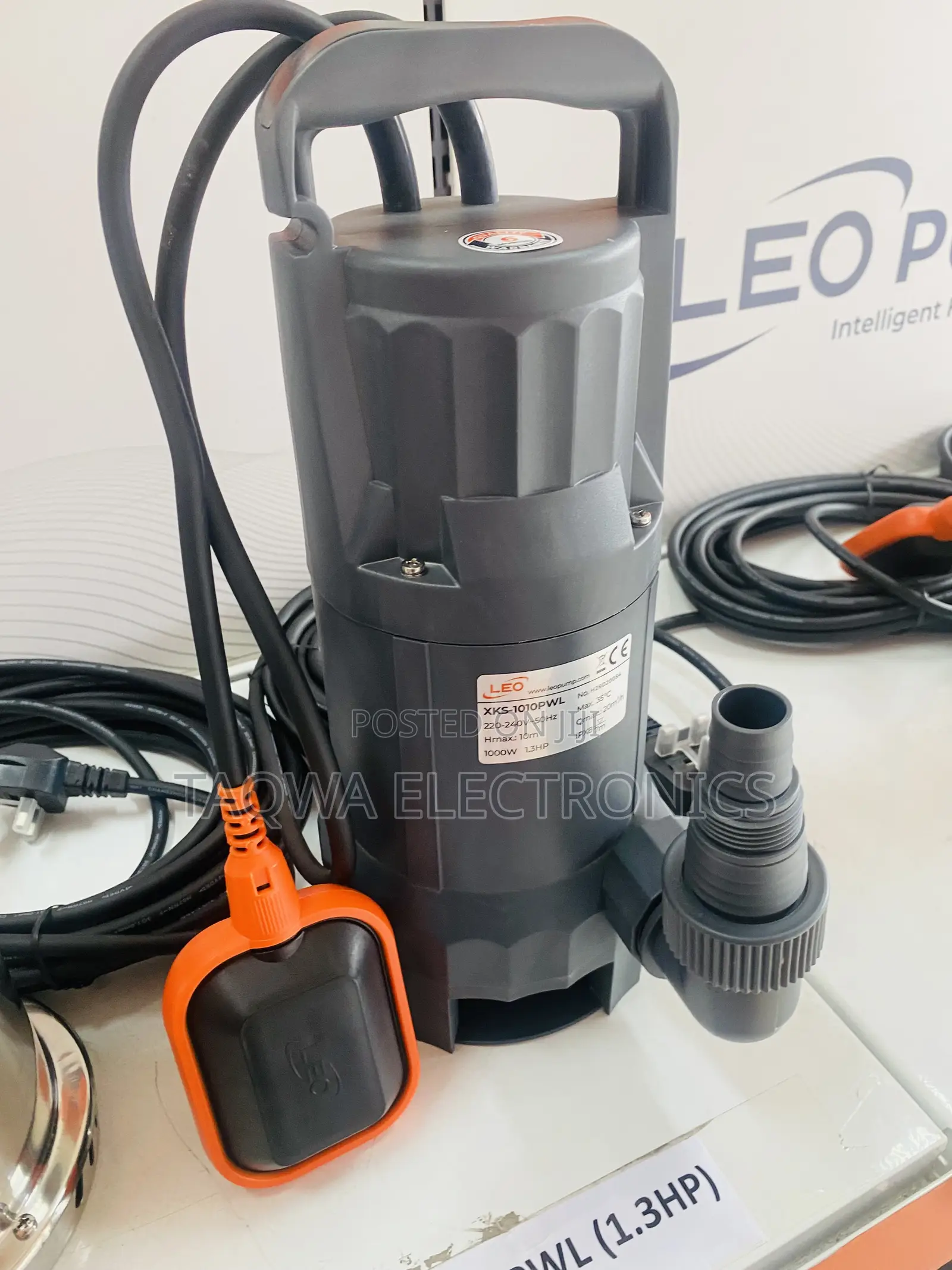 Order The Leo 1.3hp Garden Submersible Pump