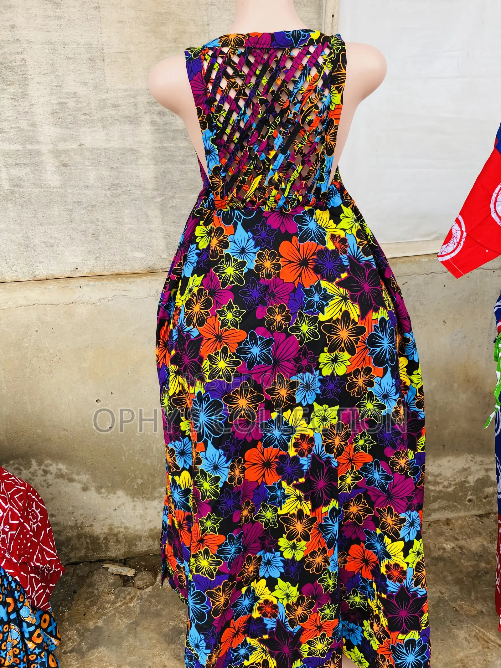 Ankara Net Dress