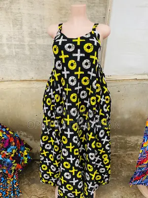 Ankara Net Dress