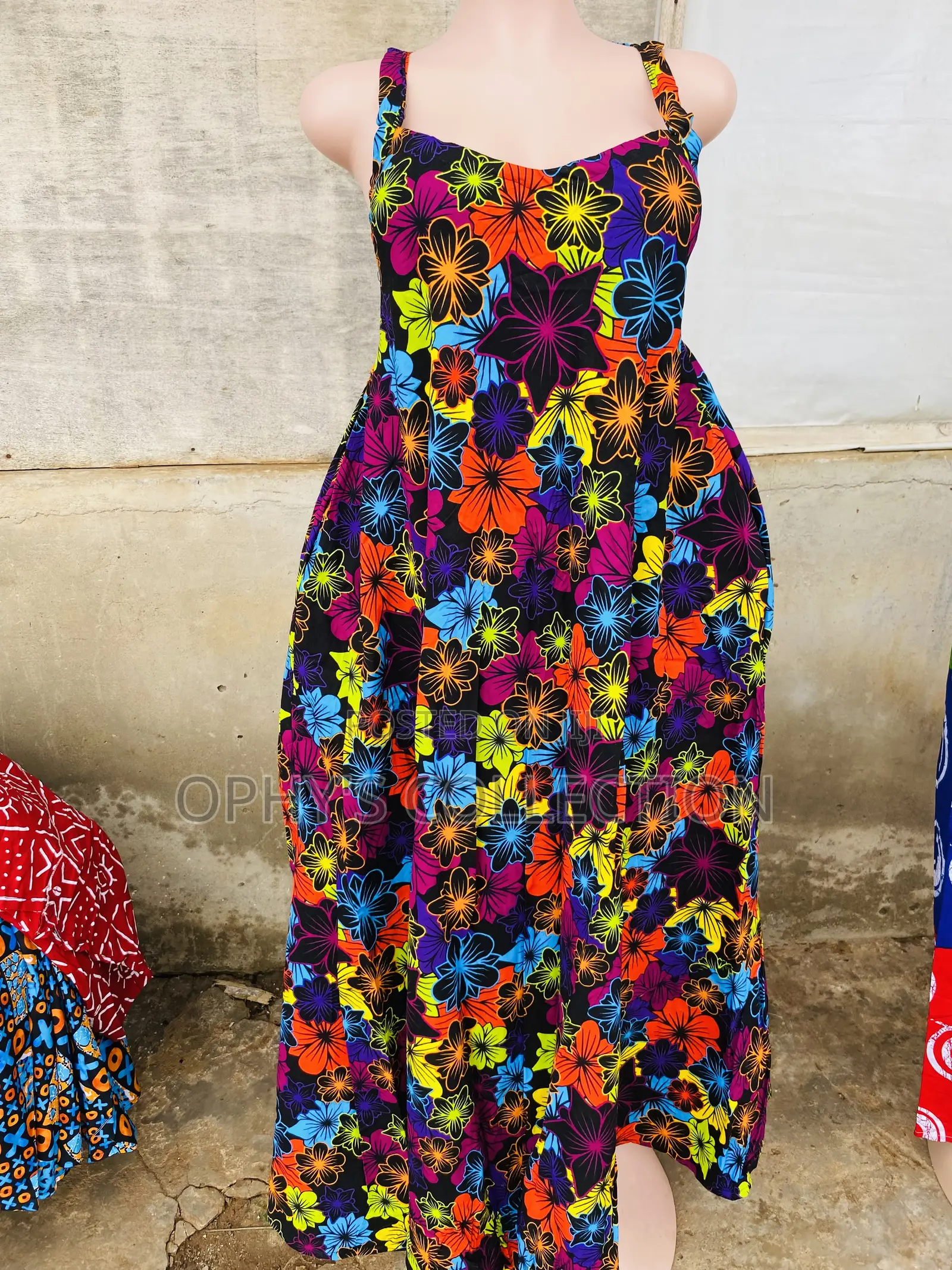 Ankara Net Dress