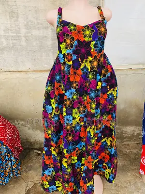 Ankara Net Dress