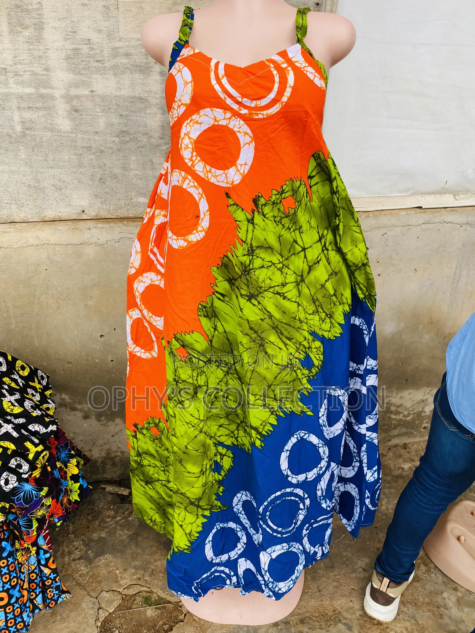 Ankara Net Dress