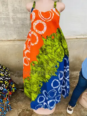 Ankara Net Dress