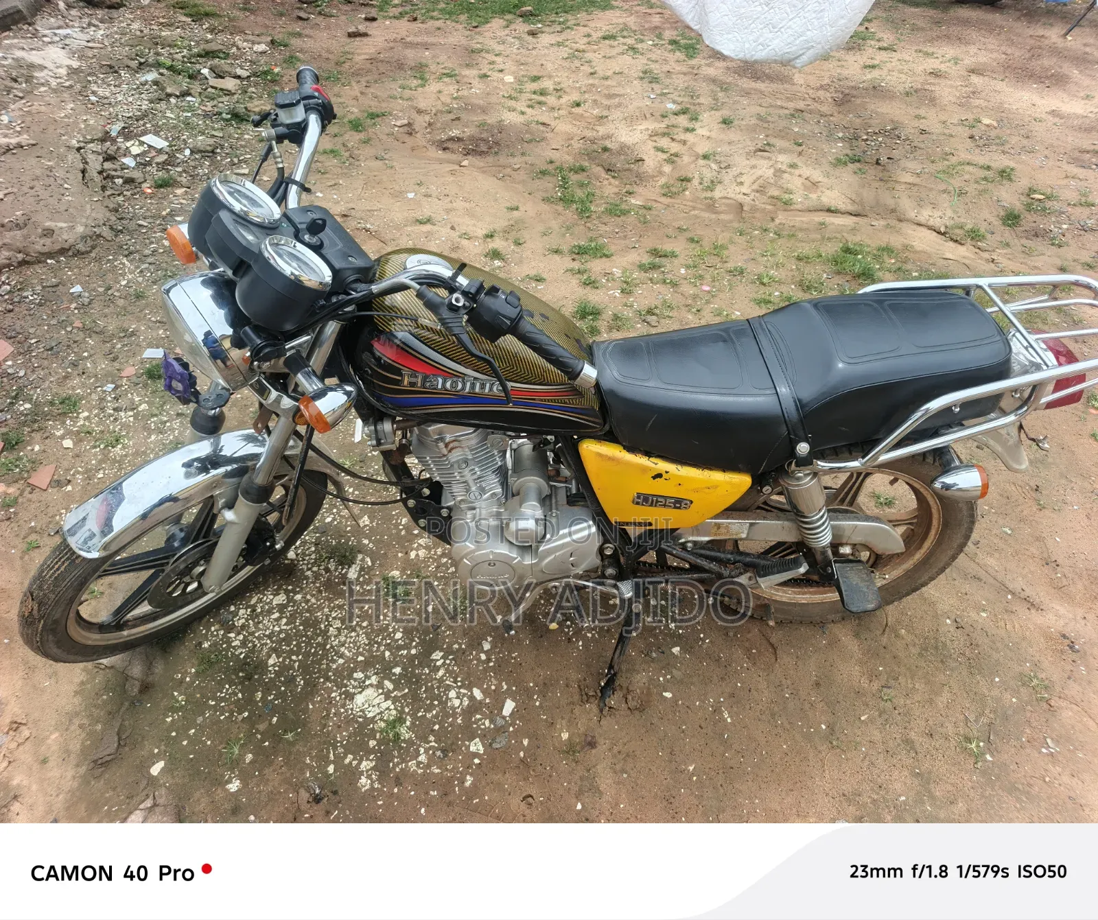 Haojue HJ125-8K 2026 Black