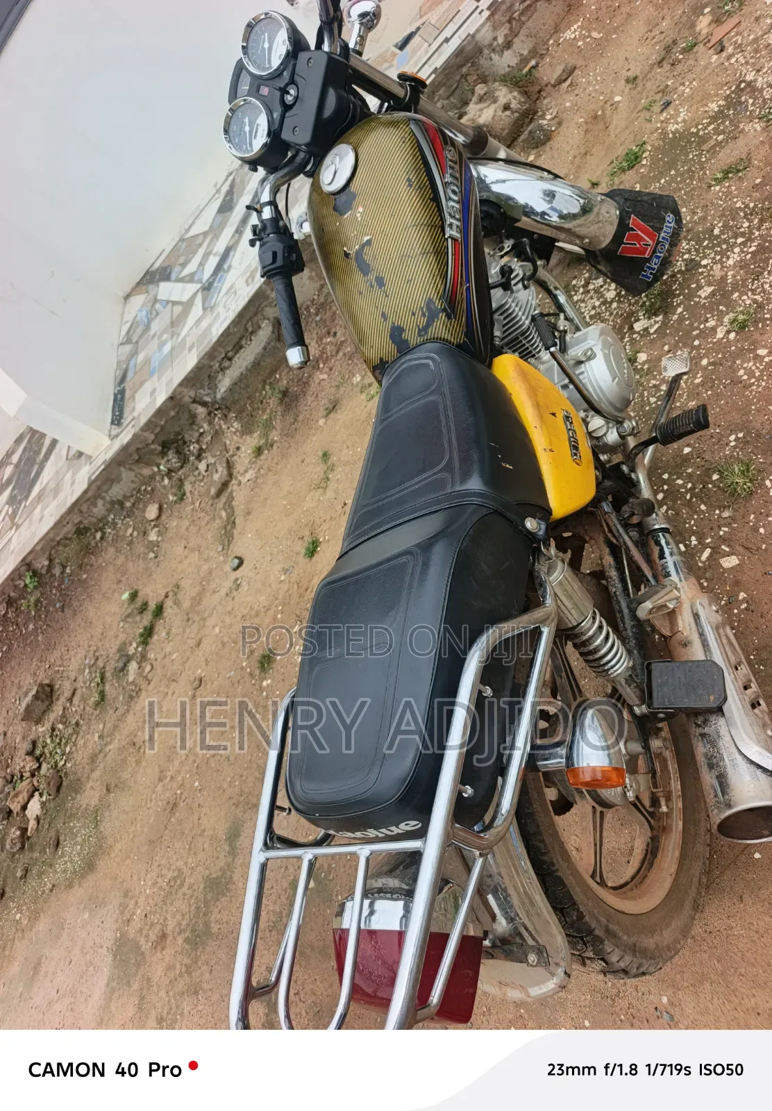 Haojue HJ125-8K 2026 Black