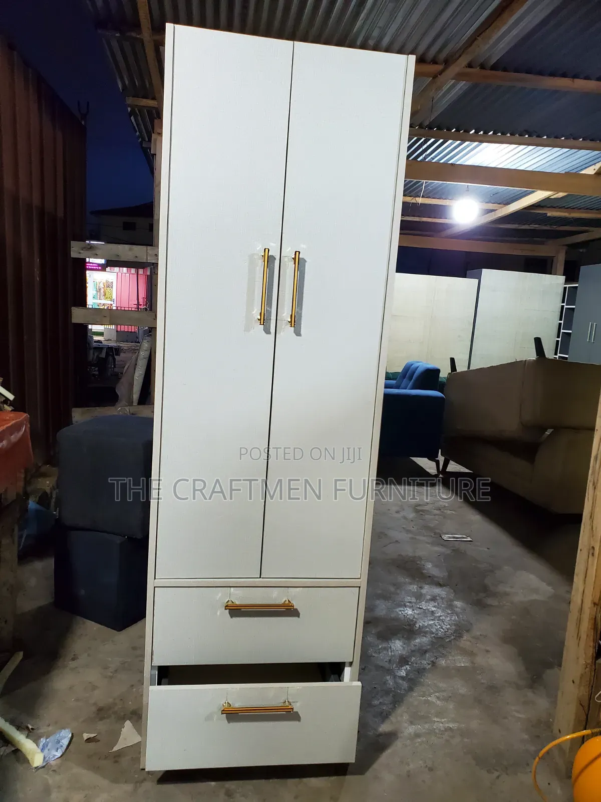 Foreign Wood Single Wardrobe