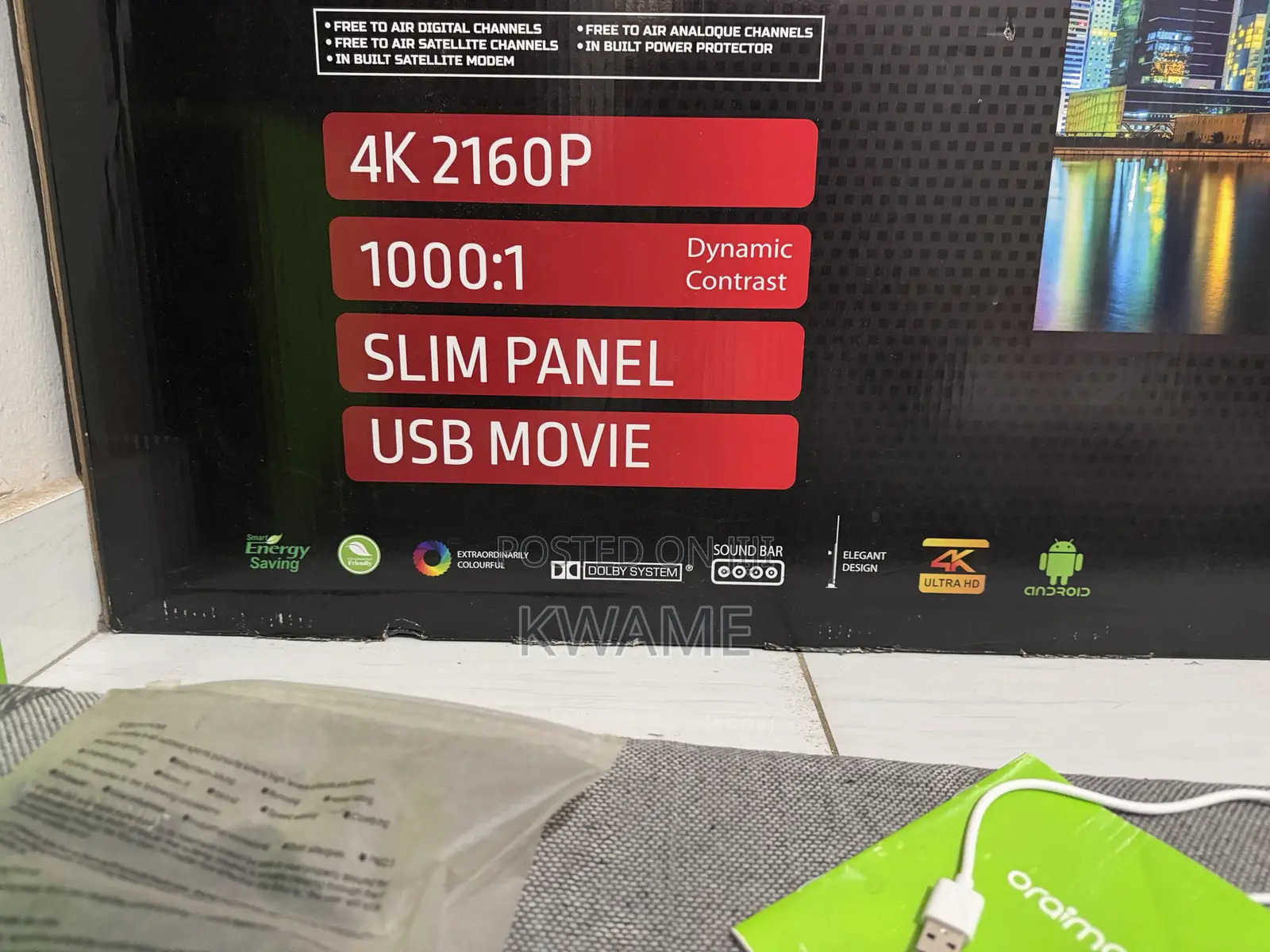 Amcon 55” Uhd Led Smart Tv