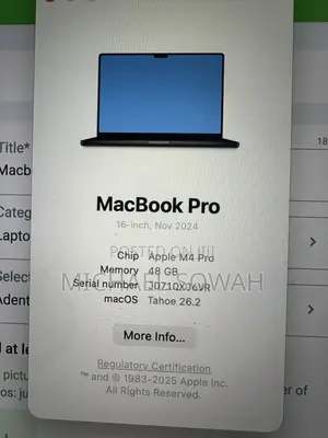 Laptop Apple MacBook Pro 2024 M4 Pro 48GB Apple M4 Pro SSD 1T