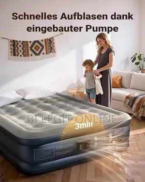 Queen Size Air Bed Mattress With Pump