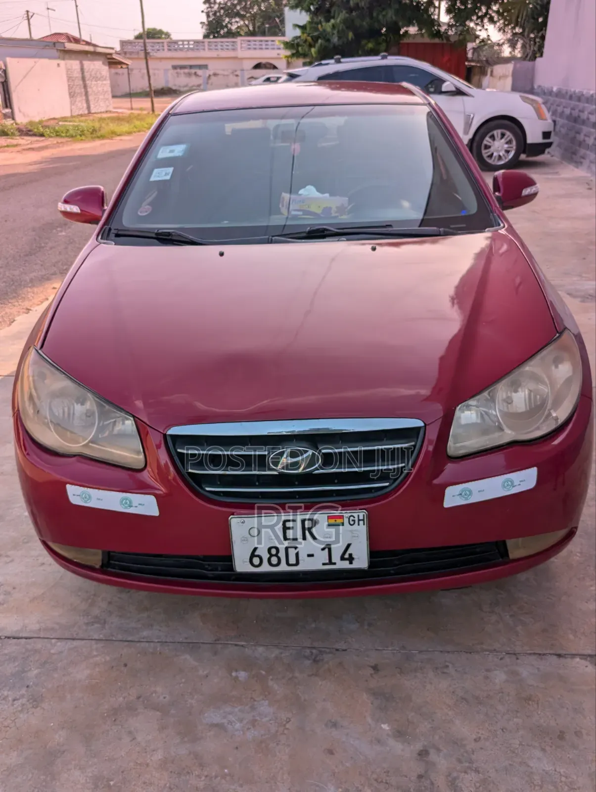 Hyundai Elantra 2008 Red