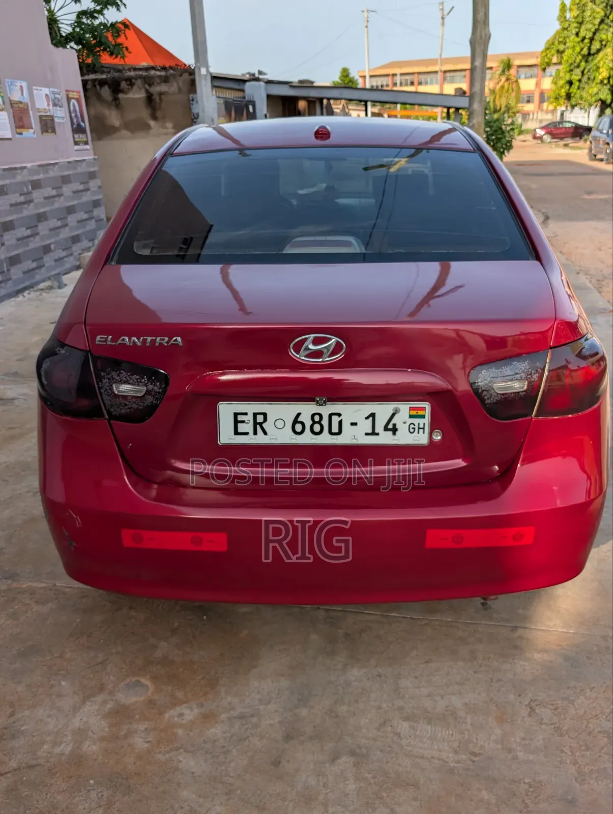 Hyundai Elantra 2008 Red