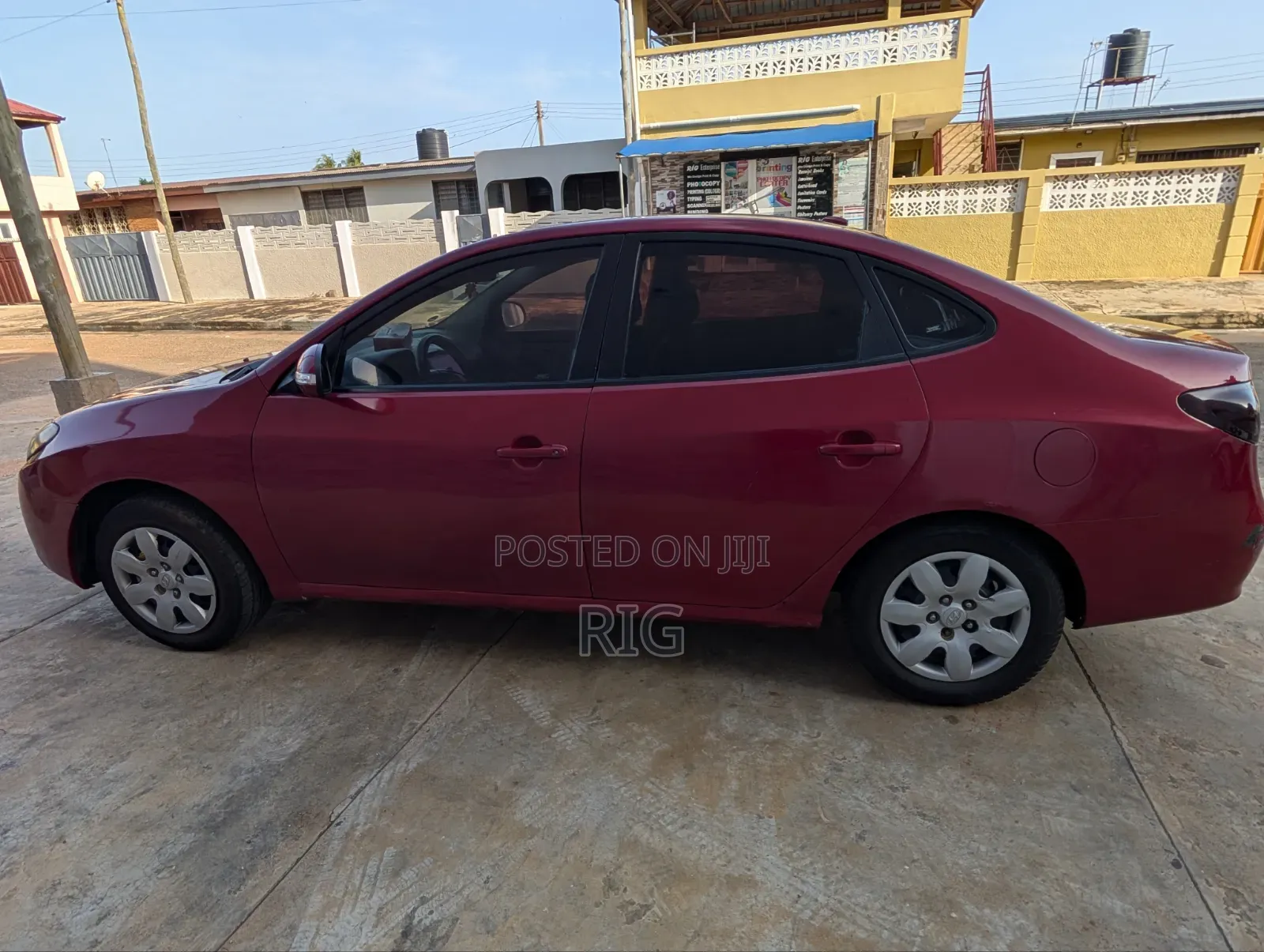 Hyundai Elantra 2008 Red