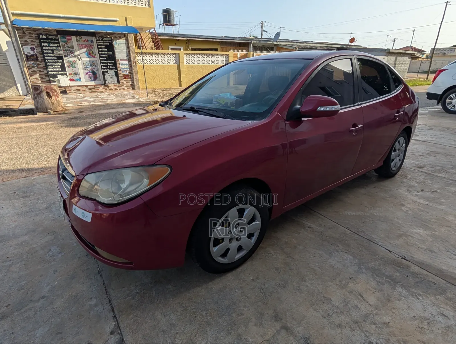 Hyundai Elantra 2008 Red