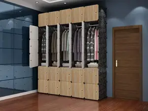 25 Cube Foldable Wardrobe Modern Storage Cabinet