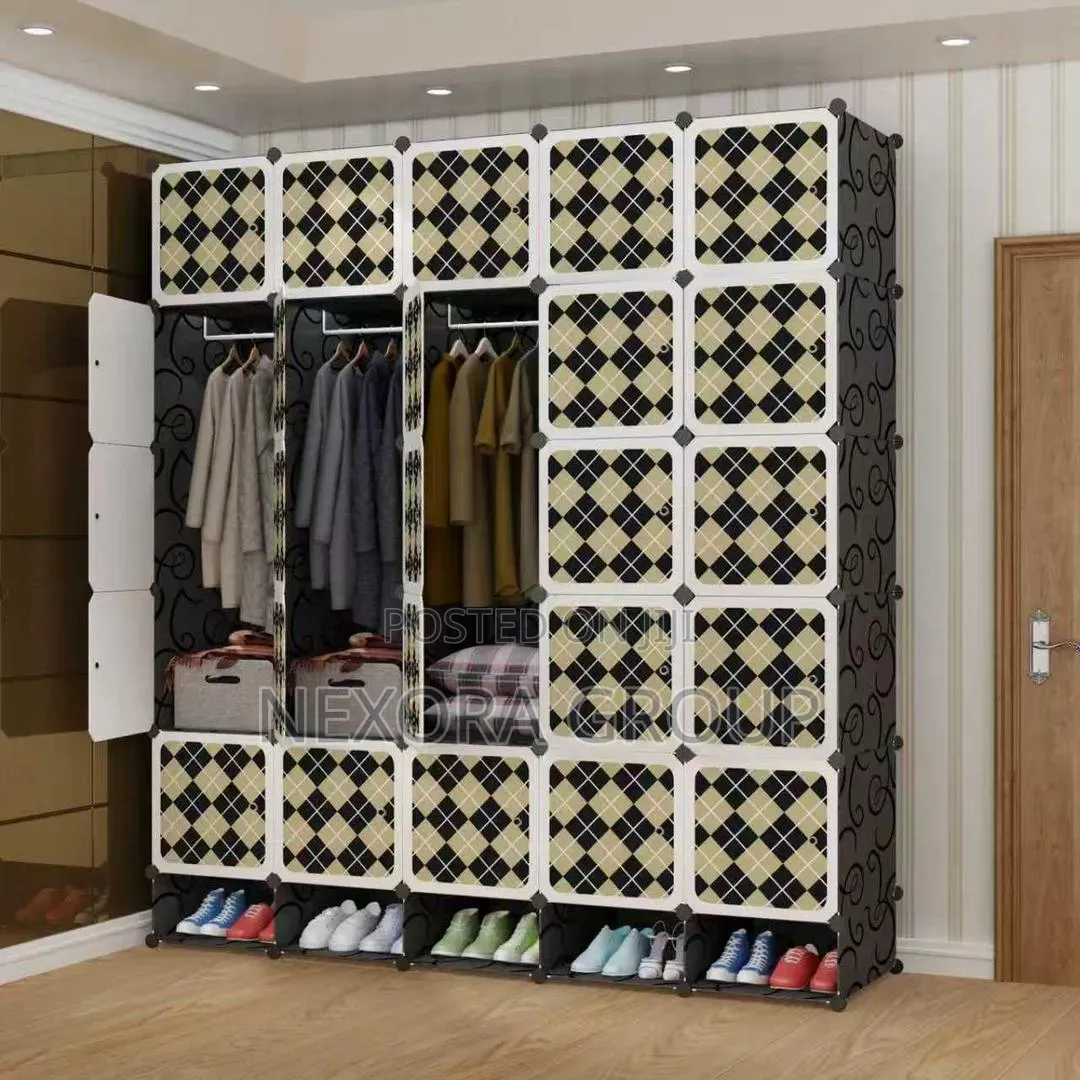 25 Cube Foldable Wardrobe Modern Storage Cabinet