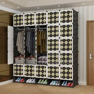 25 Cube Foldable Wardrobe Modern Storage Cabinet