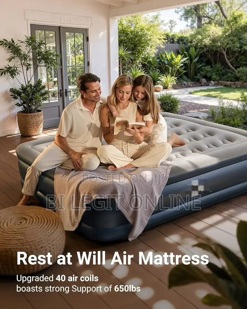 Queen Size Air Bed Mattress With Pump
