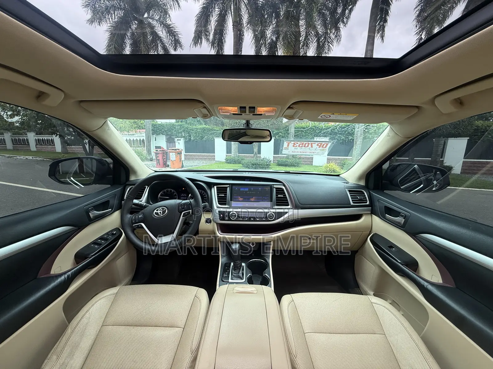 Toyota Highlander XLE V6 4x4 (3.5L 6cyl 6A) 2016 Black
