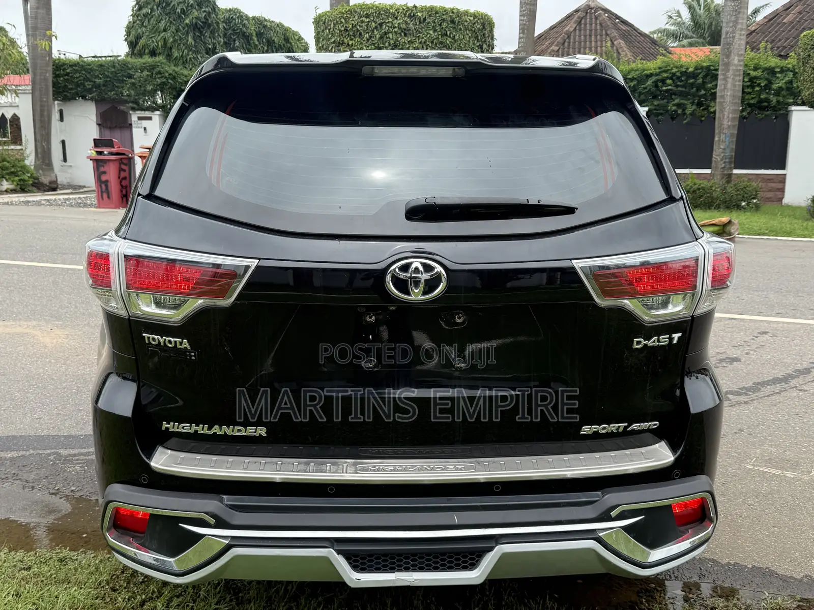 Toyota Highlander XLE V6 4x4 (3.5L 6cyl 6A) 2016 Black