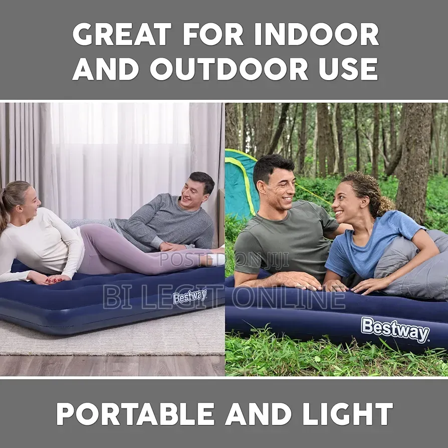 Double Size Air Bed Mattress + Free Pump