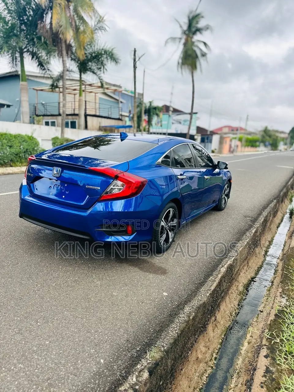 Honda Civic Touring Sedan 2018 Blue