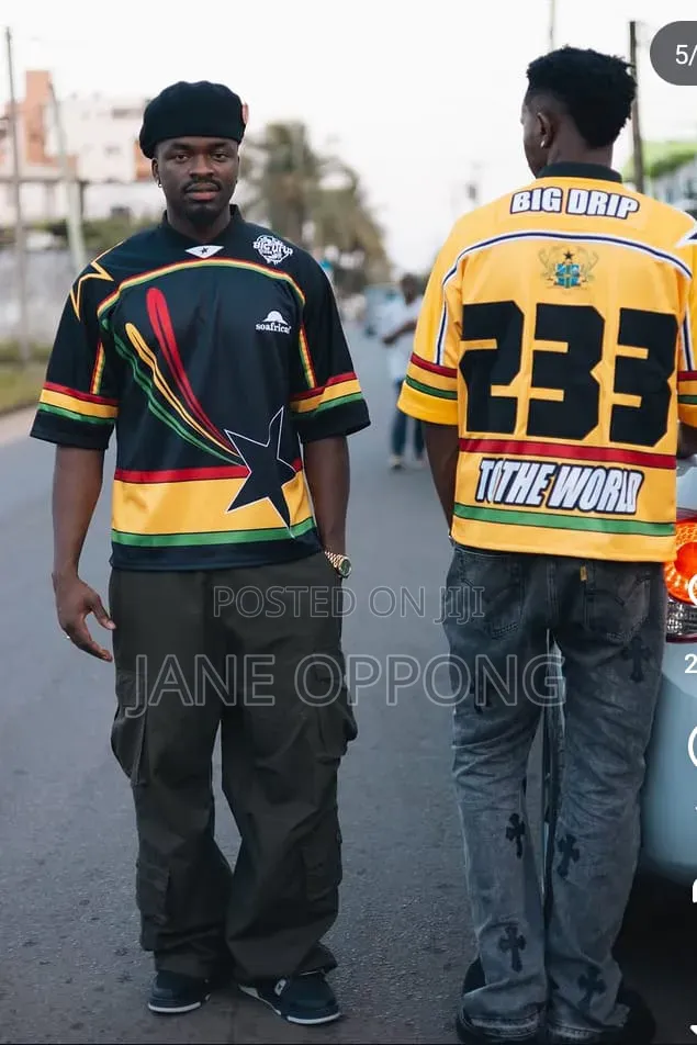 Big Drip Ghana "233 to the World" Limited Edition Streetwear Jersey