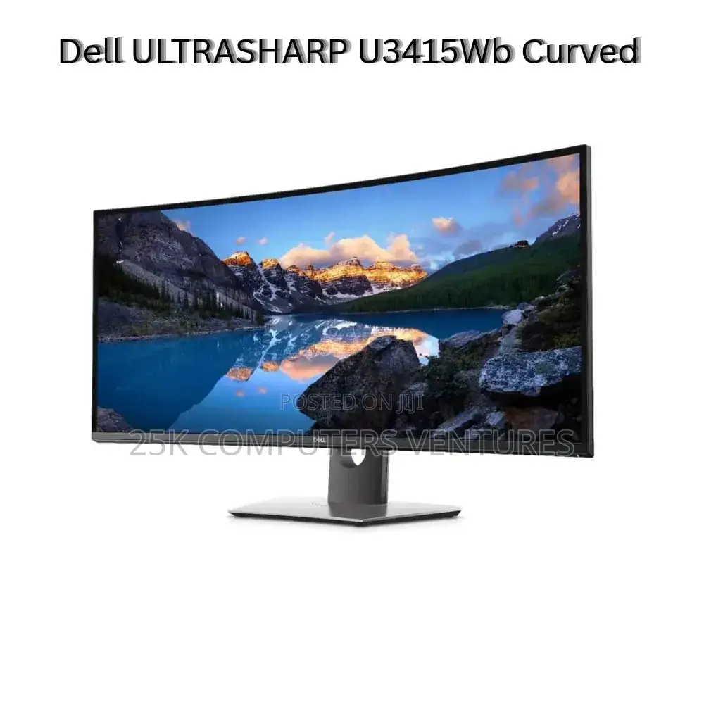Dell Ultrasharp U3415wb 34" Curved Ultrawide Ips Monitor WQHD Speaker