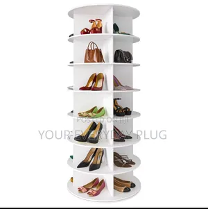 Rotating Shoe and Bags Rack
