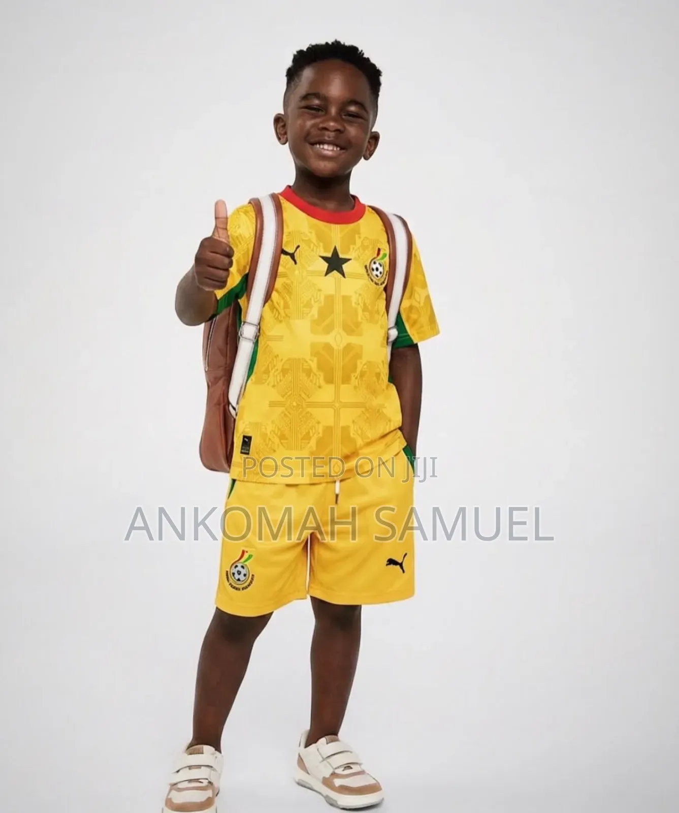 Ghana Kids Football Kit Jersey