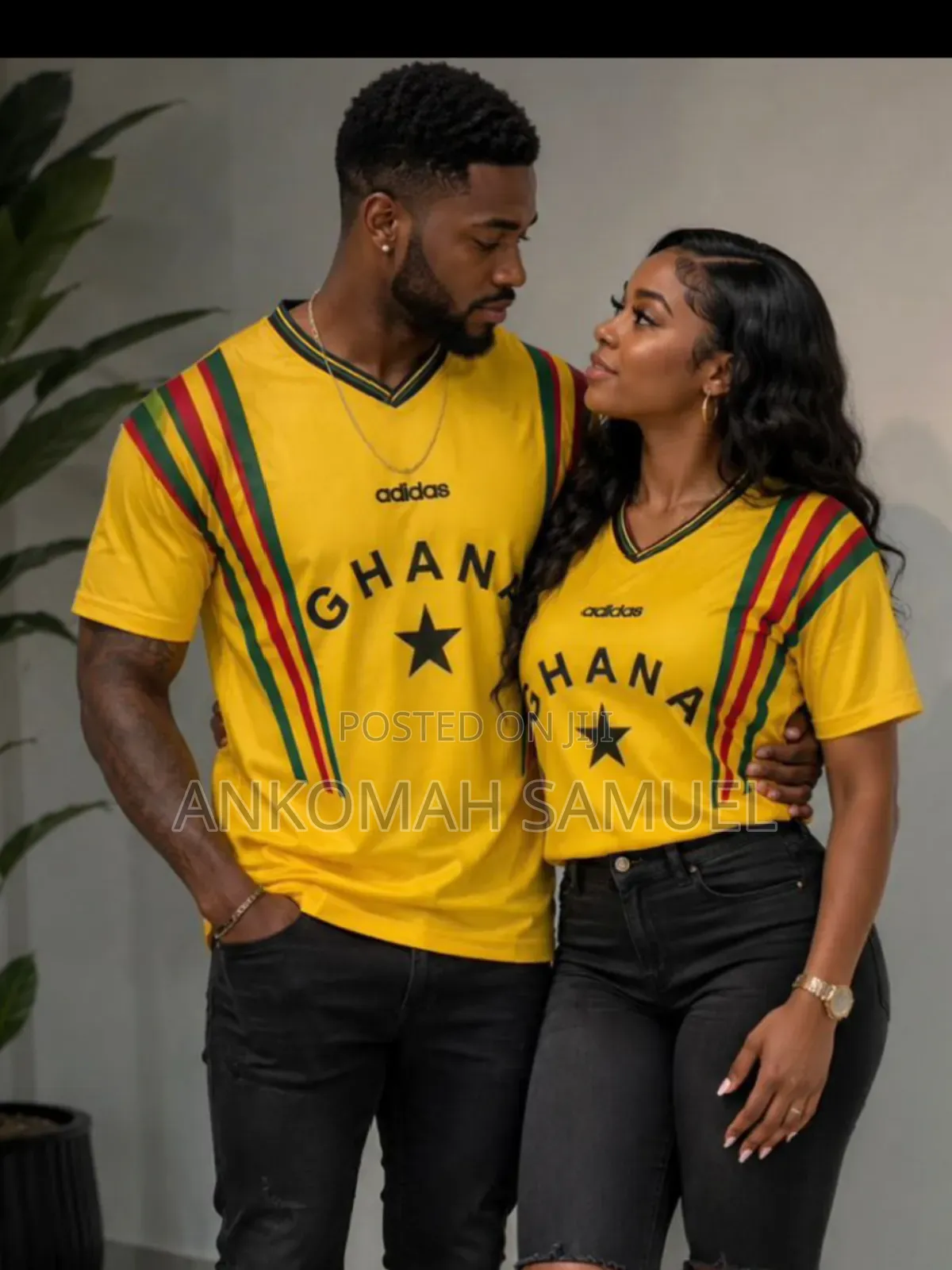 High-Quality Ghana Retro Soccer Jersey – Men Women
