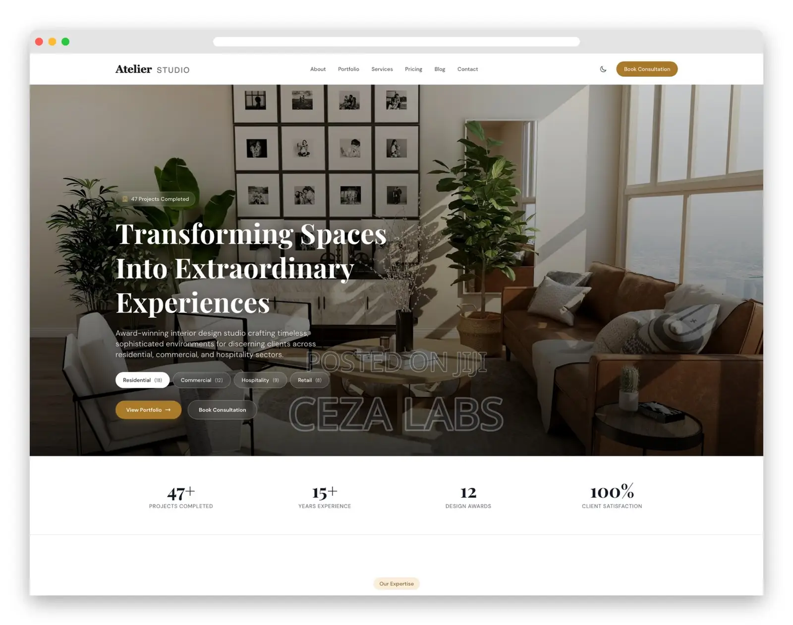 Professional Website Landing Pages — Modern Design, Affordable Prices
