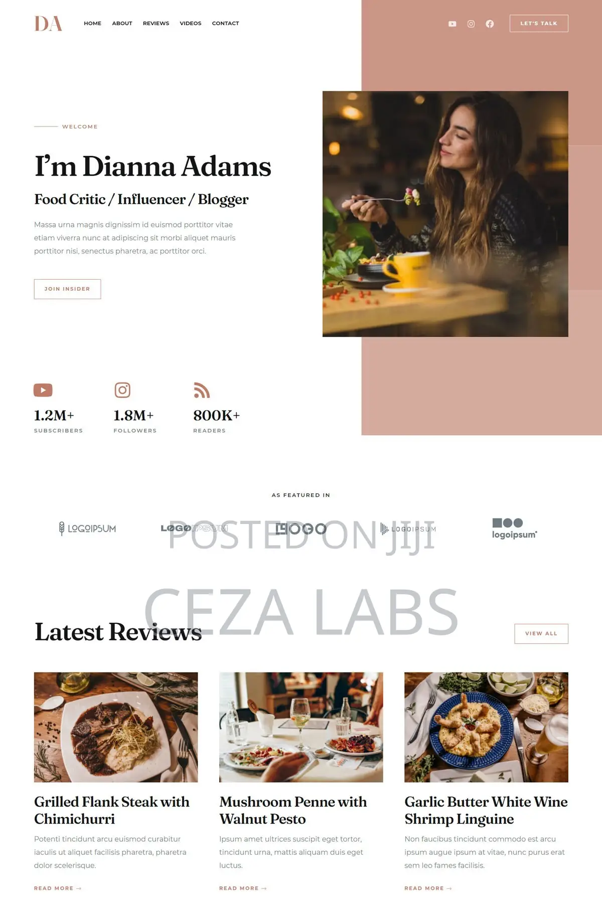 Professional Website Landing Pages — Modern Design, Affordable Prices