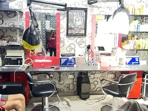 Mirrors, Wall Dryers, Shelves, Salon Chairs. Contact Me