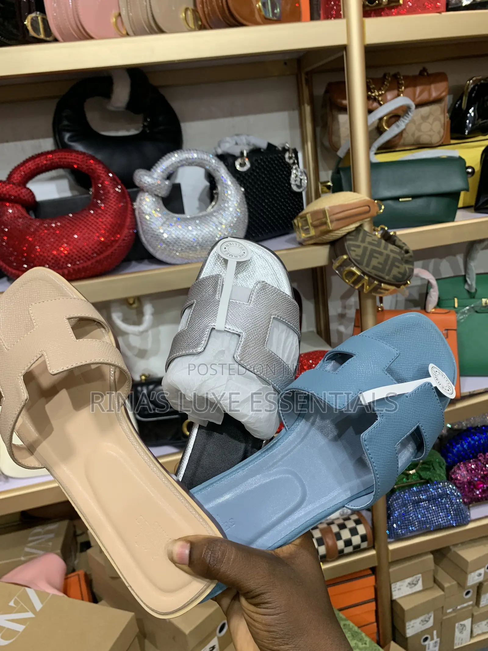 Hermes Slippers